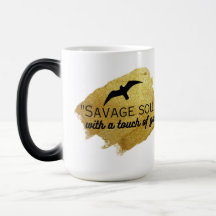 "Alma selvagem com um toque de ouro."