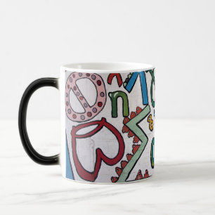 Caneca Mágica Alphabet Mug Colorida