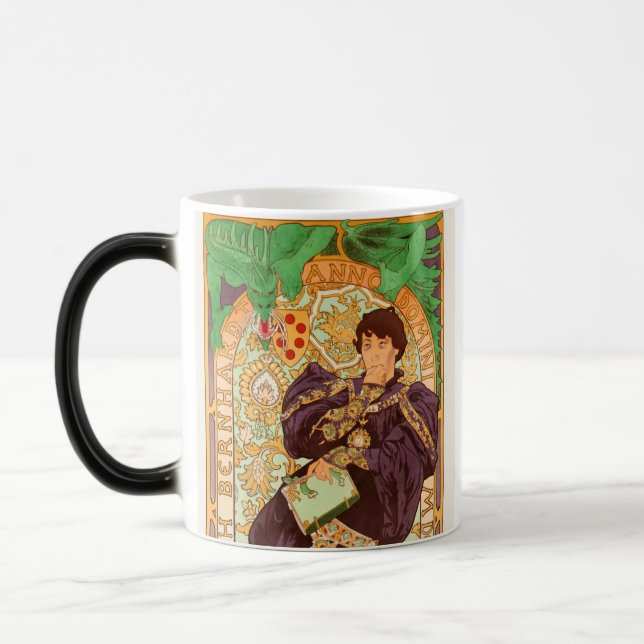 Caneca Mágica Alphonse Mucha Príncipe e Dragão (Esquerda)