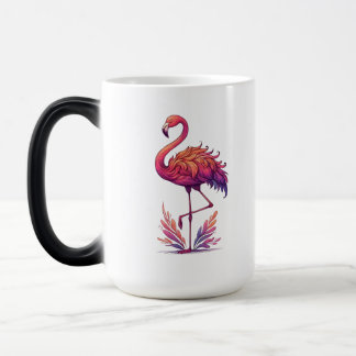 Caneca Mágica Amante Flamingo Morphing Grande