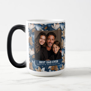 Caneca Mágica Amaryllis Azul Natureza Pai Lembrança