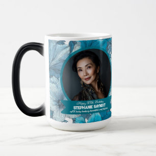 Caneca Mágica Amaryllis Chic Aniversário de 40 anos Boho