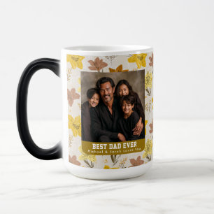 Caneca Mágica Amaryllis Retro Impressão Dia do Papai Amarelo