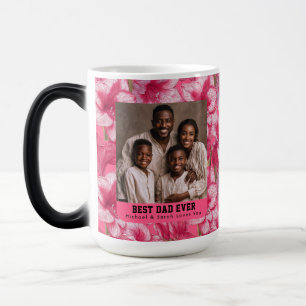 Caneca Mágica Amaryllis Rosa Botânica Avô Pop Único
