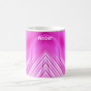 Caneca Mágica AMBER ~ Fria 3D Cor-de-rosa - Fractal - Morphing M