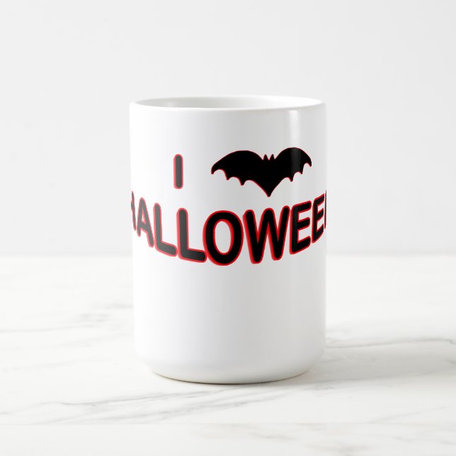 Caneca Mágica Amo Halloween (BAT) (Center)