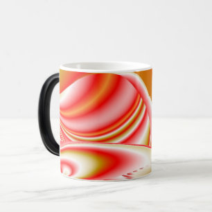 Caneca Mágica Amor e Abstrato 3D Rainbowart Dourado