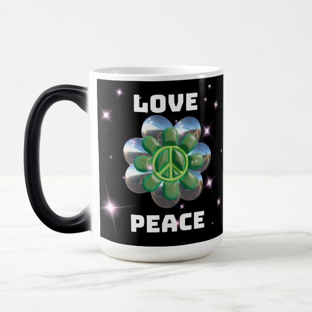 Caneca Mágica Amor e paz (Esquerda)