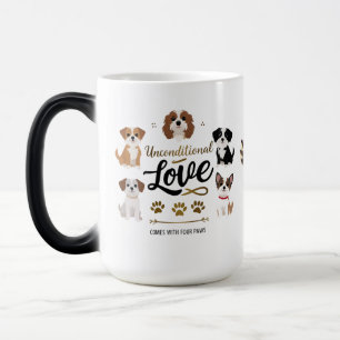 Caneca Mágica Amor incondicional em cada pata - Mufa Morphing 15