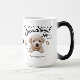 Caneca Mágica Amor incondicional vem com quatro patas - Morphing