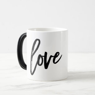 Caneca Mágica Amor Moderno Tipografia de Letra Tendência Tipo Pr