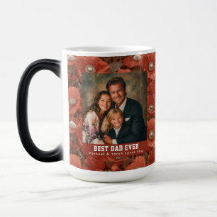 Caneca Mágica Anêmonas Laranja Pai Papai Viagem Botânica