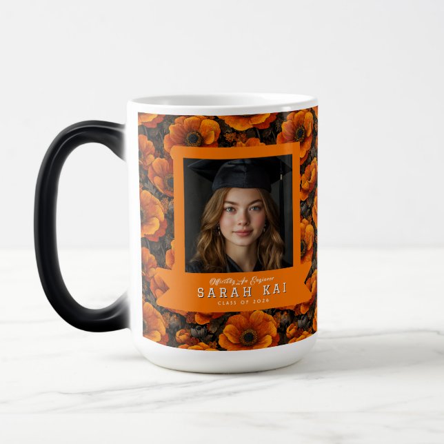 Caneca Mágica Anêmonas Únicas Florais Turma de Graduados (Esquerda)