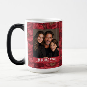 Caneca Mágica Anêmonas Vermelhas Flor Avô Para Ser Lembrança