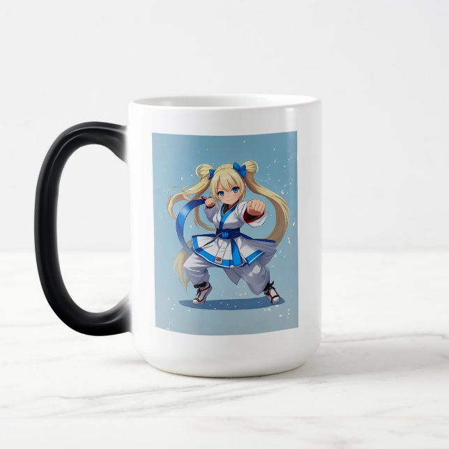 Caneca Mágica Anime Karate Girl (Esquerda)