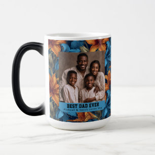 Caneca Mágica Aniversário do Papai Cachorro Botânico Amarílis Az
