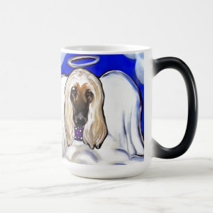 Caneca Mágica Anjo Afghan Hound