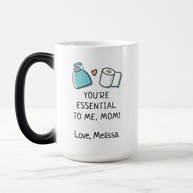 Caneca Mágica Ano Pandêmico do Dia de as mães Personalizado (Esquerda)