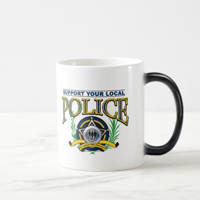 Caneca Mágica Apoie sua polícia local (Direita)