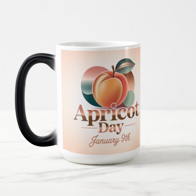 Caneca Mágica Apricot Day January 9th Morphing Mug (Esquerda)