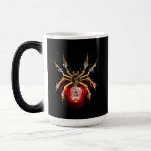 Caneca Mágica Aranha-do-galo em preto