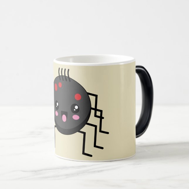 Caneca Mágica Aranha Kawaii Cute (Frente Esquerda)