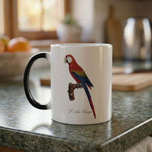 Caneca Mágica Arara-vermelha, Ara macao