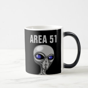 Caneca Mágica Área 51, Alienígena de café