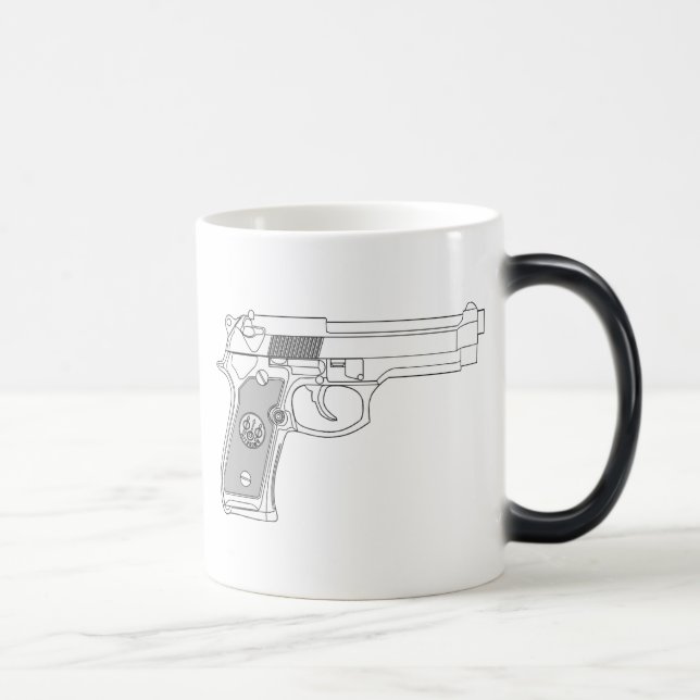 Caneca Mágica Arma escondida! (Direita)