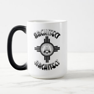 Caneca Mágica Arquiteto Retro - Mercadoria de Arquitetos
