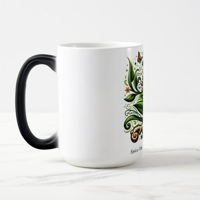 Caneca Mágica "Arrumar Sua Vida Com Ginnger" Herbal (Esquerda)