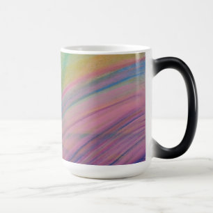 Caneca Mágica Arte Abstrata Colorida Única P9