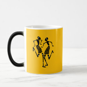 Caneca Mágica Arte Africana, Silhouette Celebration Dance Mug