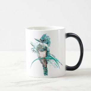 Caneca Mágica Arte Animal da espécie Kingfisher Bird