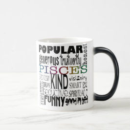 Caneca Mágica Arte do metro dos peixes