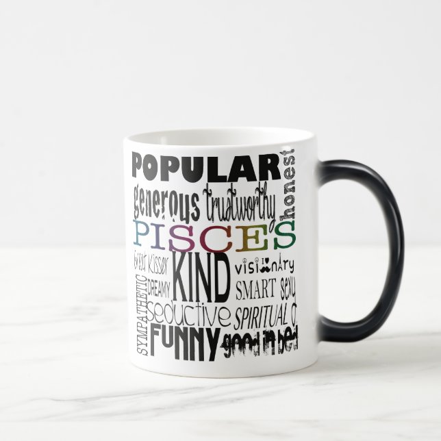 Caneca Mágica Arte do metro dos peixes (Direita)