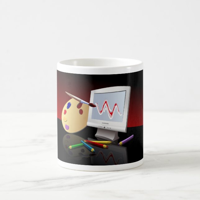 Caneca Mágica Arte gráfica (Centro)