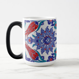 Caneca Mágica Arte visual floral arabesco oriental tulipa turca