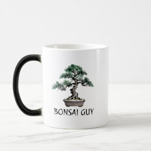Caneca Mágica Árvore Bonsai Arte de Tinta Japonesa Sumi-E Person
