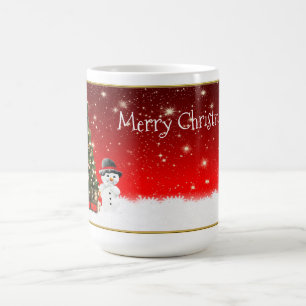Caneca Mágica Árvore do boneco de neve do Natal e de Natal