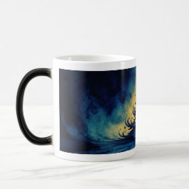 Caneca Mágica Árvore Noturna de Natal de Santa