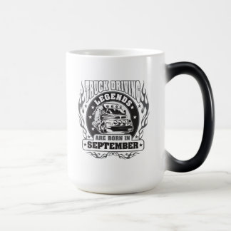 Caneca Mágica As Legendas De Condução De Caminhões Estão A Nasce