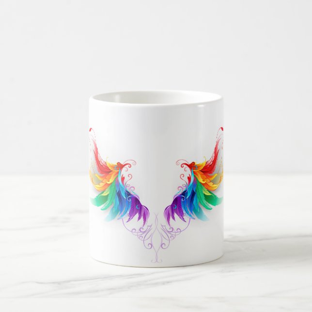 Caneca Mágica Asas Fluffy Rainbow (Centro)