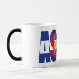 Caneca Mágica Aspen Colorado e Snowboarder