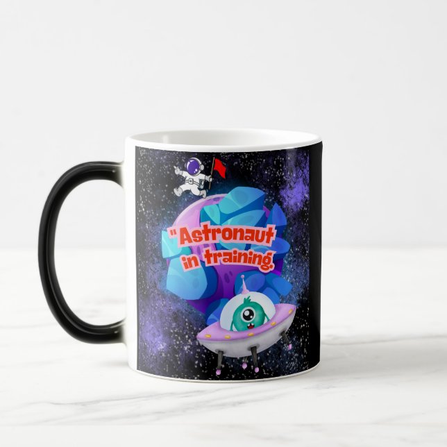 CANECA MÁGICA ASTRONAUTA EM TREINAMENTO (Esquerda)