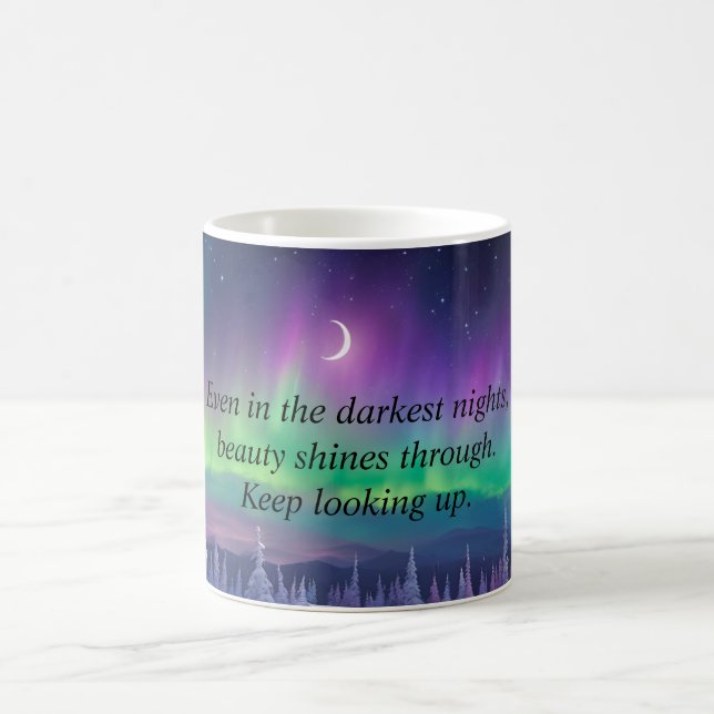 Caneca Mágica Aurora Borealis Magic Reveal Mug - Uma Noite de Fe (Centro)