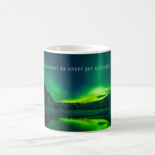 Caneca Mágica Aurora Borealis Norte Luzes MÁGICAS