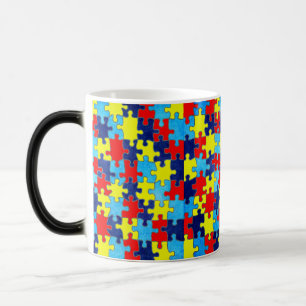 Caneca Mágica Autismo Awareness Quebra-cabeça por Shirley Taylor