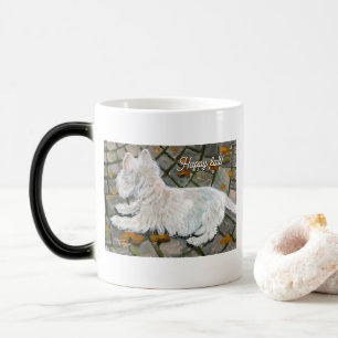 Caneca Mágica Autumn Leaves Westie no Pacio