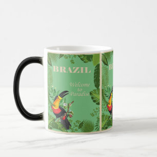 Caneca Mágica Aventura Brasil de Viagem natural selvagem